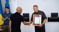 У Львові відзначили рятувальників, військових і правоохоронців, які ліквідовували наслідки ракетної атаки 30 липня