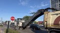 На вул. Городоцькій почали фрезерування старого асфальтного покриття дороги у напрямку в’їзду в місто