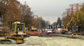 На вул. Мазепи триває реконструкція: на обох ділянках влаштовують основу під асфальтування