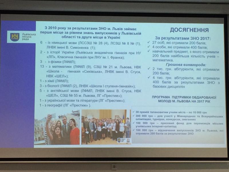 Фото 1: Управління освіти ЛМР провело публічний звіт за роботу у 2017 році