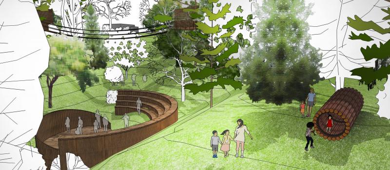 Фото 2: Мешканців закликають голосувати за&nbsp;пригодницьке містечко на&nbsp;Громадському бюджеті Львова