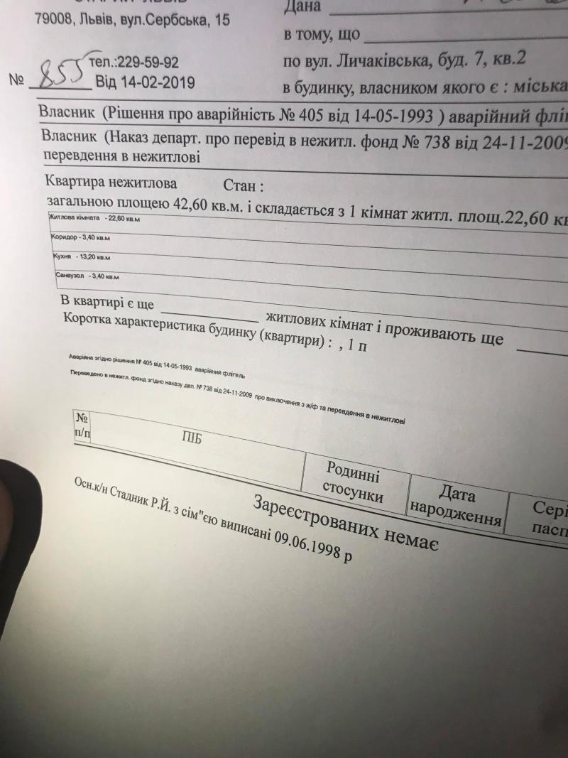 Фото 1: Мерія вимагатиме притягнути до&nbsp;відповідальності власника приміщень на&nbsp;вул. Личаківській, 7, де&nbsp;трапився обвал
