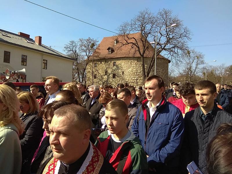 Фото 1: Спільна молитва у&nbsp;Львові зібрала близько 60 тис осіб