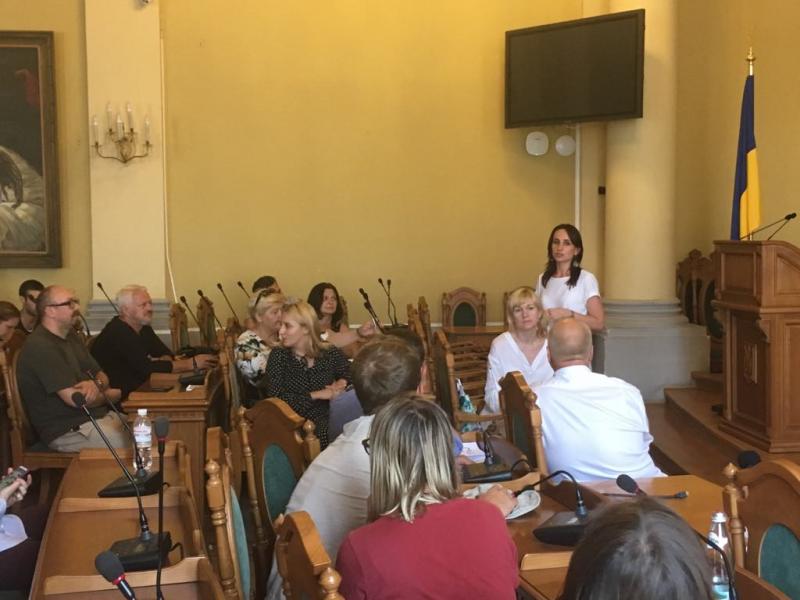 Фото 2: Діячі культури Львова закликали депутатів ЛМР підтримати створення муніципального мистецького простору на&nbsp;пл.&nbsp;Ринок, 42