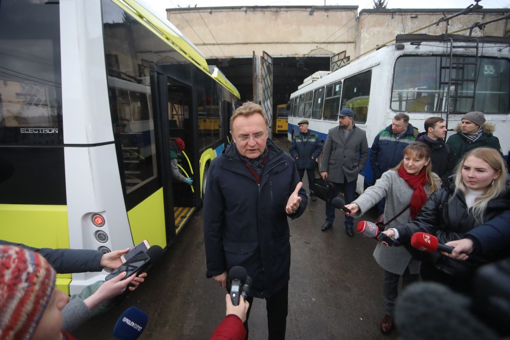 Фото 1: &laquo;Я&nbsp;би&nbsp;дуже хотів, щоб славу міста, яке робить ухил на&nbsp;електротранспорт, ми&nbsp;тримали й&nbsp;надалі&raquo;,&nbsp;&mdash; Андрій Садовий