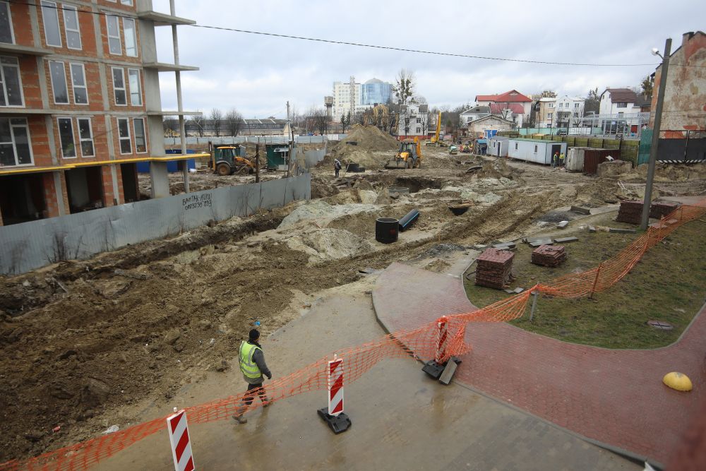 Фото 3: Триває ремонт вул. Шевченка: з&nbsp;7 березня перекрито для руху транспорту вул. Левандівську, а&nbsp;з&nbsp;14 березня перекриють вул. Шевченка
