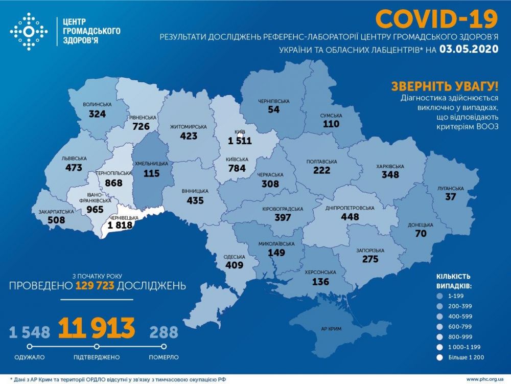 Фото 3: Станом на&nbsp;ранок 3 травня: у&nbsp;Львові та&nbsp;на&nbsp;Львівщині 473 випадки інфікування коронавірусом