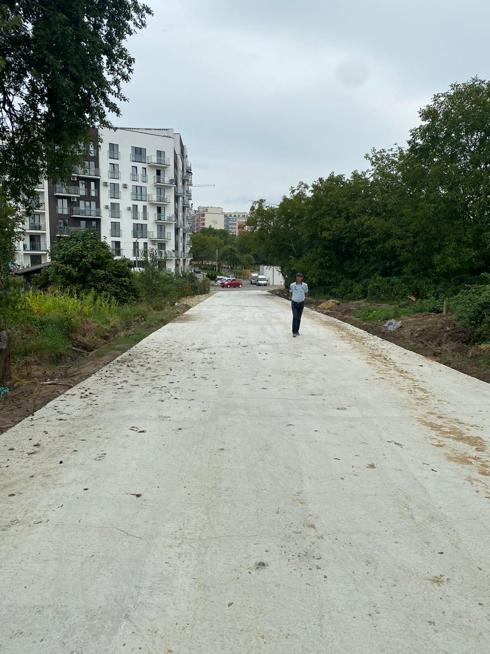 Фото 1: У&nbsp;Львові тривають активні роботи з&nbsp;будівництва дороги на&nbsp;вул. Малоголосківській
