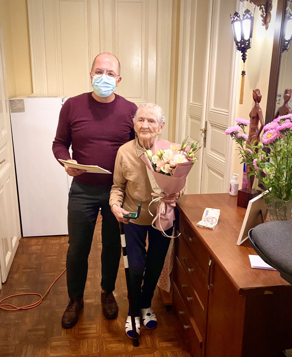 Фото 1: Львів&rsquo;янка-довгожителька Ганна Марченко відзначила свій столітній ювілей