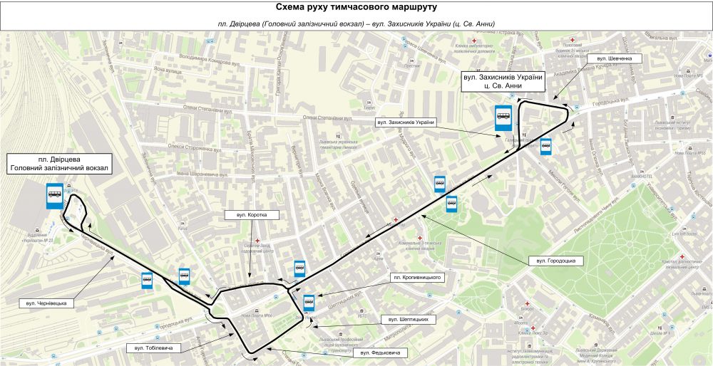 Фото 2: З 14 жовтня для руху закриють перехрестя вул. С.Бандери &ndash; вул. Городоцька: як курсуватиме транспорт