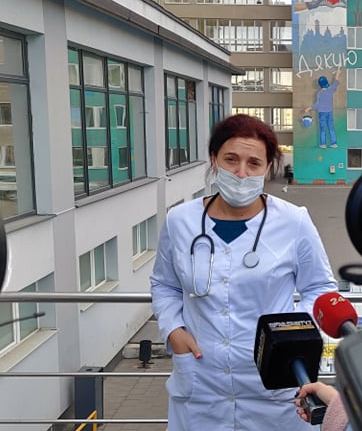 Фото 1: &laquo;Медики надто виснажені, ми мусимо боротись разом і кожен має брати відповідальність ще й на себе&raquo;, - Марта Сайко