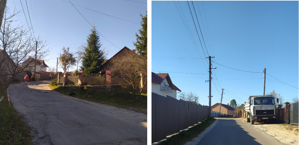 Фото 1: У Брюховичах розпочали ремонт вулиці Ясної