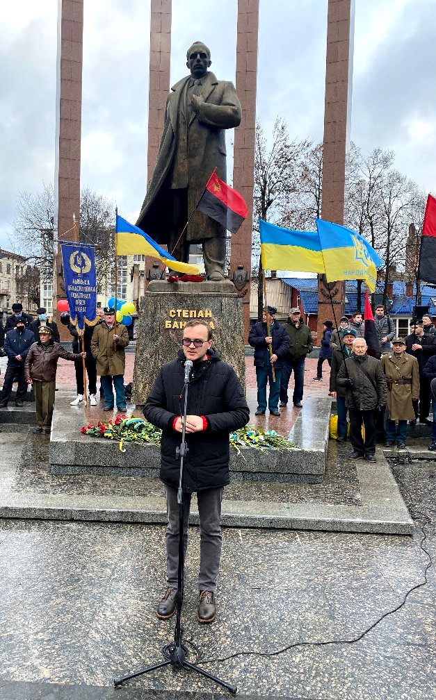 Фото 1: У Львові відзначили 113 річницю з дня народження Степана Бандери