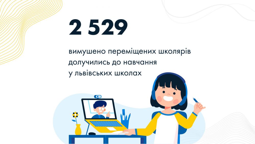 Фото 1: До навчання у школах Львова долучилися вже понад 2,5 тисячі дітей з українських міст