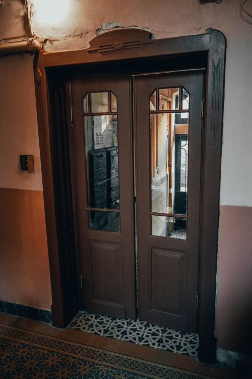 Фото 1: Львівські реставратори відновили історичні двері-віяло на вул.Тарнавського