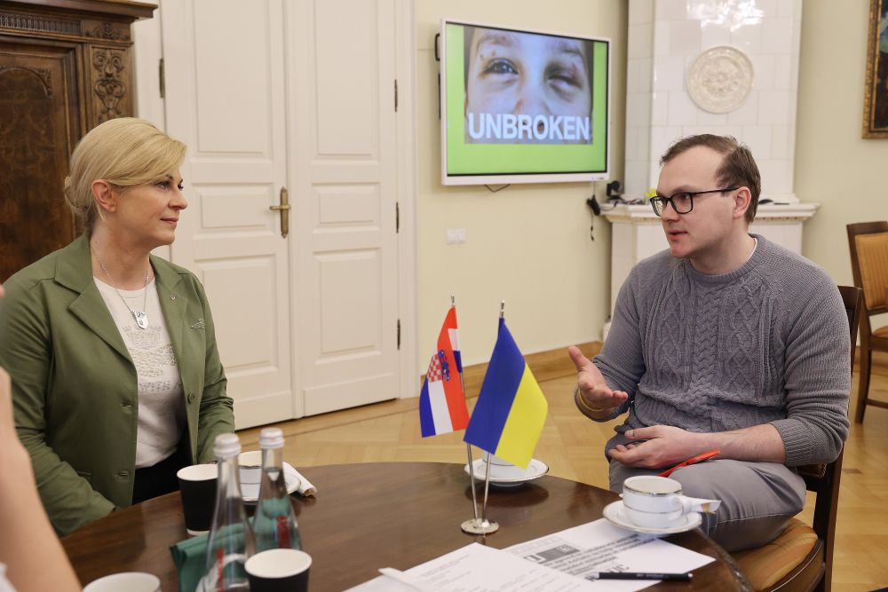Фото 6: Мер Львова зустрівся з президентом Хорватії Коліндою Грабар-Китарович
