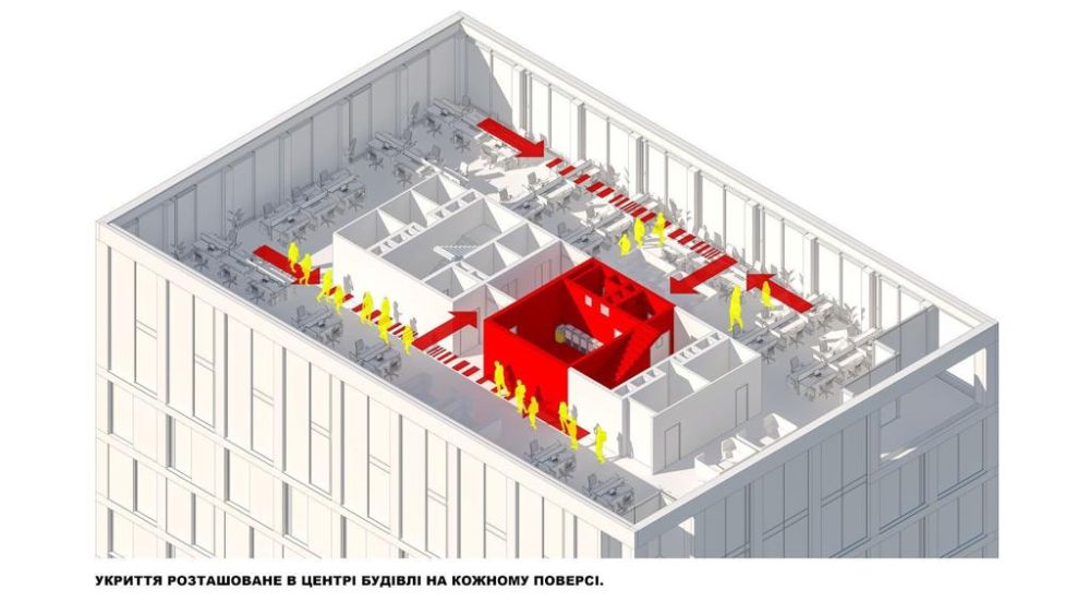 Фото 3: У Львові забудовник в офісах зводить безпечні кімнати, як це роблять у Ізраїлі