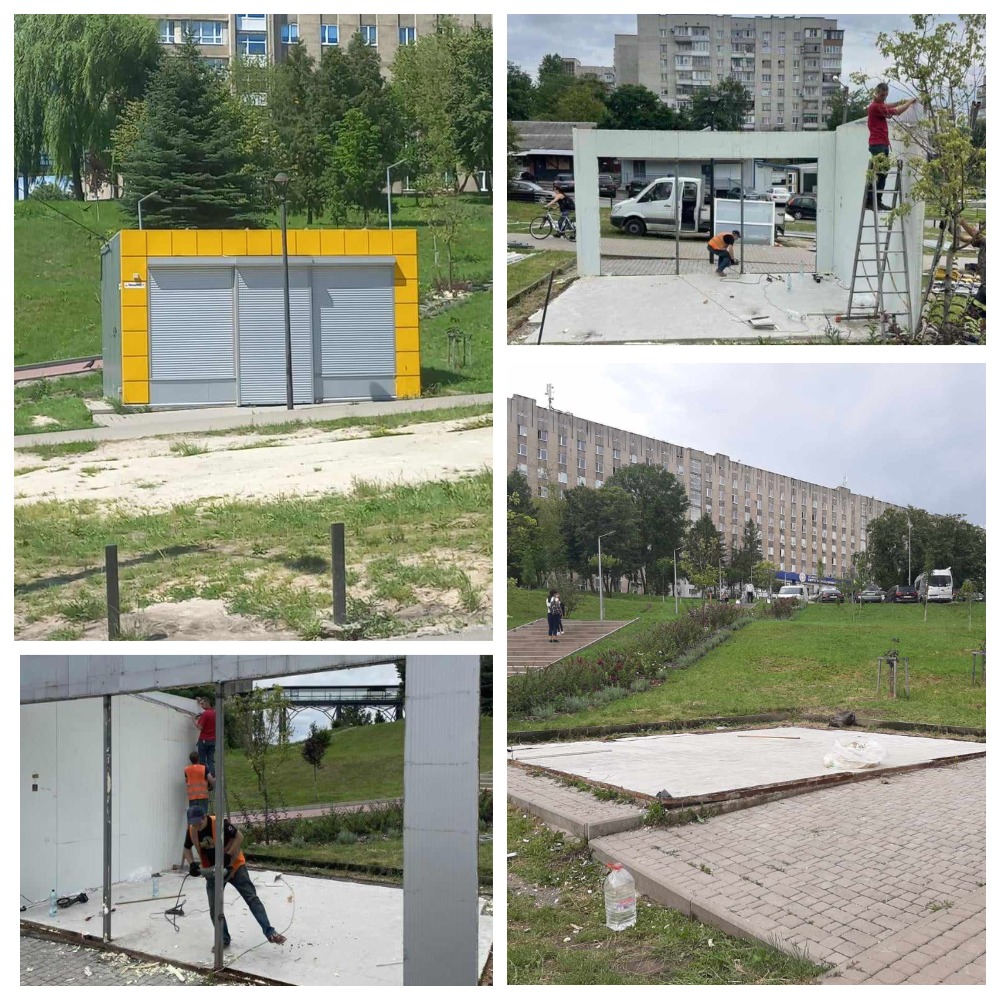 Фото 1: З вулиці Миколайчука демонтували перший із 60 МАФів: ділянку готують до реконструкції