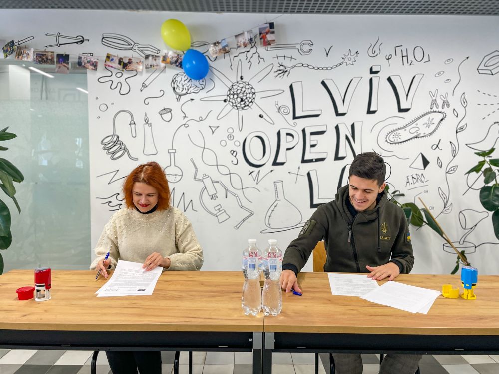 Фото 1: Lviv Open Lab починає співпрацю з Lviv Tech Cluster, щоб популяризувати технічні і інженерні спеціальності серед молоді