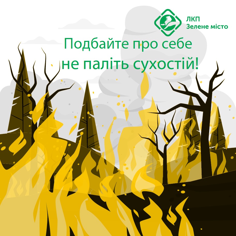 Фото 1: Не спалювати, а компостувати: львів&rsquo;янам нагадують, що робити з сухою рослинністю