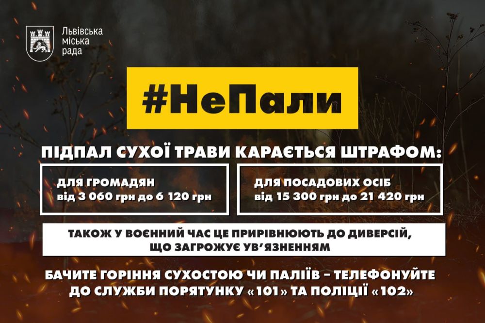 Фото 1: Від початку року у Львівській громаді зафіксували 24 великі пожежі