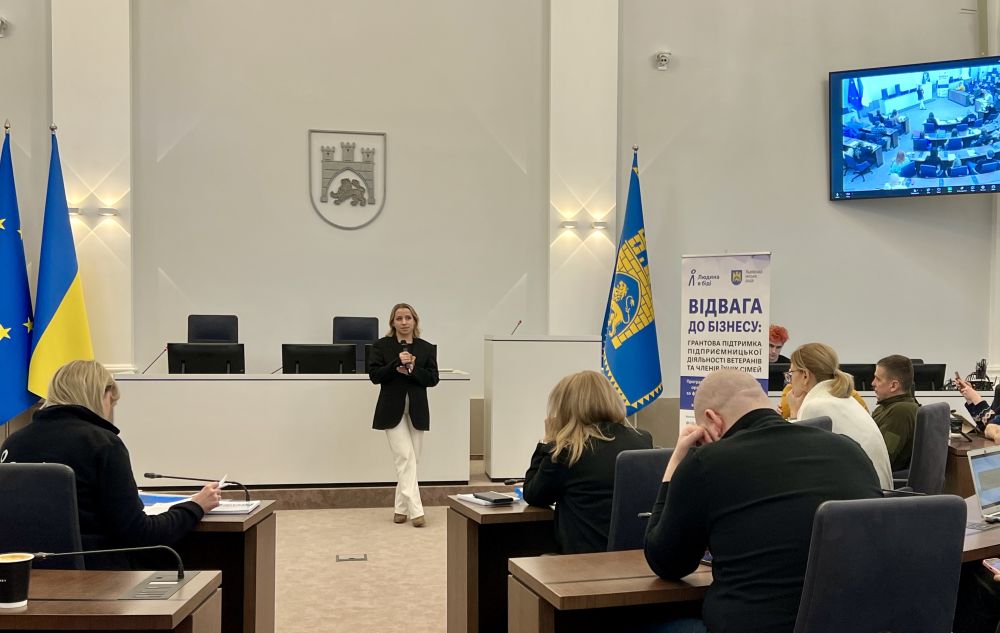 Фото 3: Відвага до бізнесу: 35 ветеранів та їх рідних презентували свої бізнес-проєкти у міськраді 