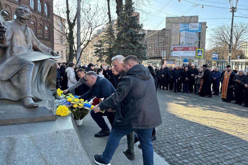 Фото 1: У Львові відзначили 210-ту річницю від дня народження Михайла Вербицького