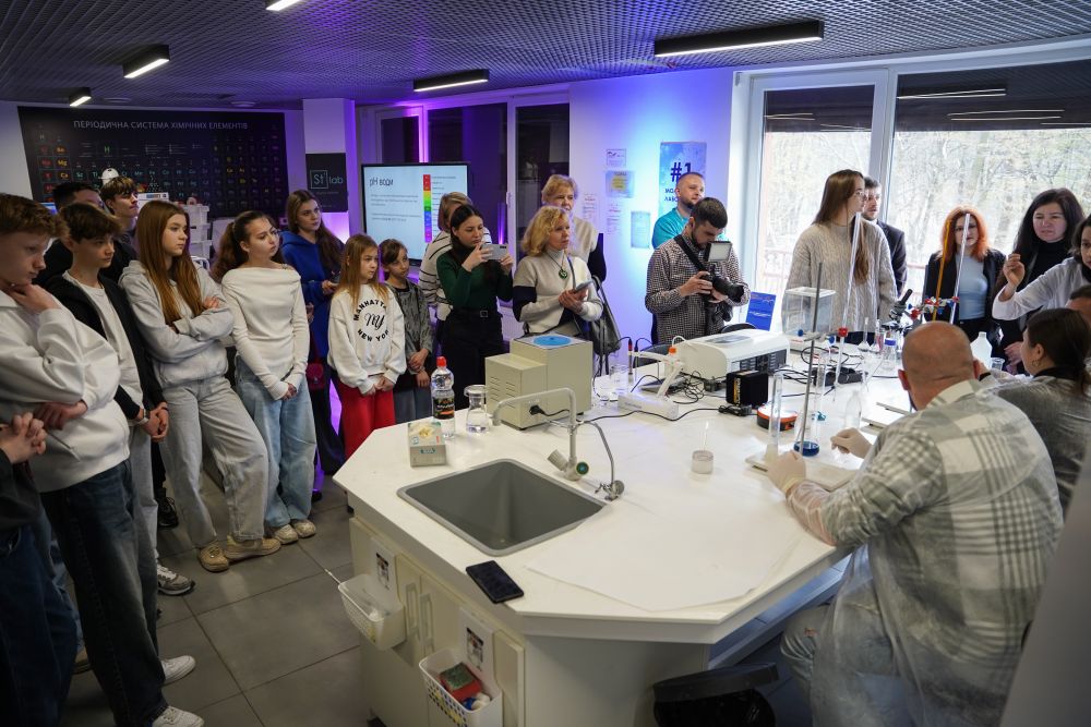 Фото 1: У Lviv Open Lab відкрили освітній центр якості води “Аква Check”