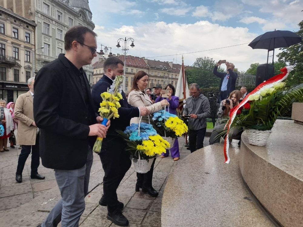 Фото 1: У Львові відзначили День Конституції Республіки Польща