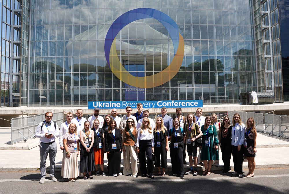 Фото 2: Львівська молодь провела side-event у&nbsp;рамках міжнародної конференції з&nbsp;відновлення України у&nbsp;Римі
