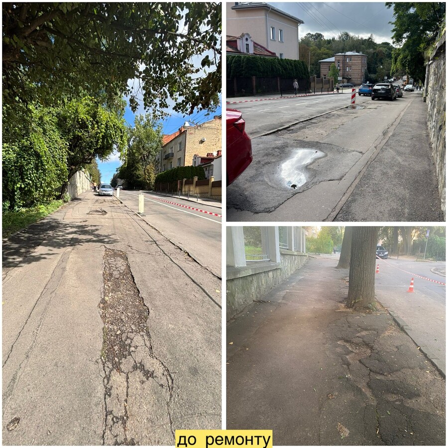 Фото 1: На вулицях Генерала Чупринки та Ганни Барвінок оновлять 700 м&nbsp;тротуару
