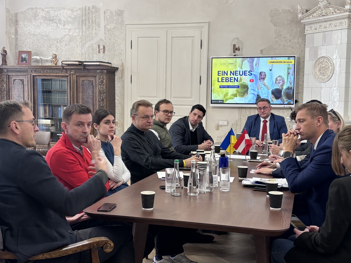Фото 1: До Львова приїдуть австрійські бізнесмени, аби налагодити співпрацю з містом: результати зустрічі