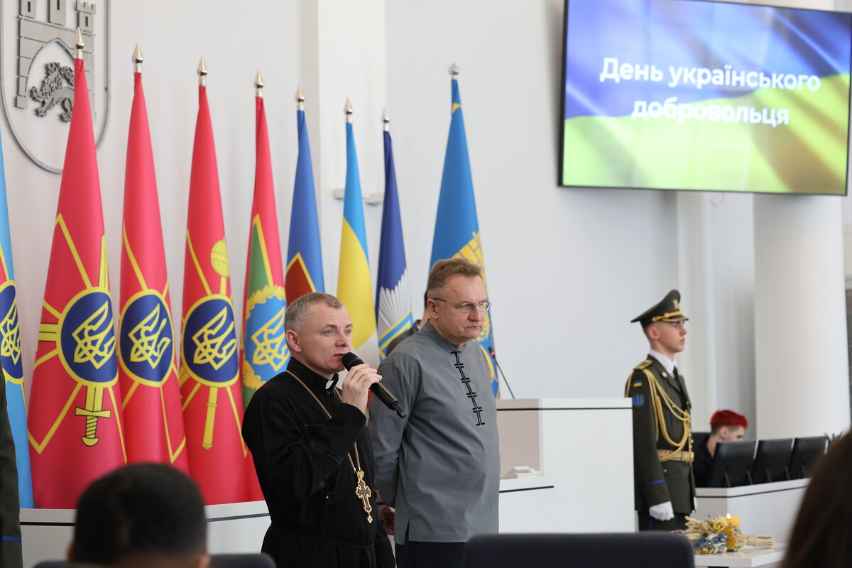 капелан Львівської міської ради, отець Андрій Сіданич