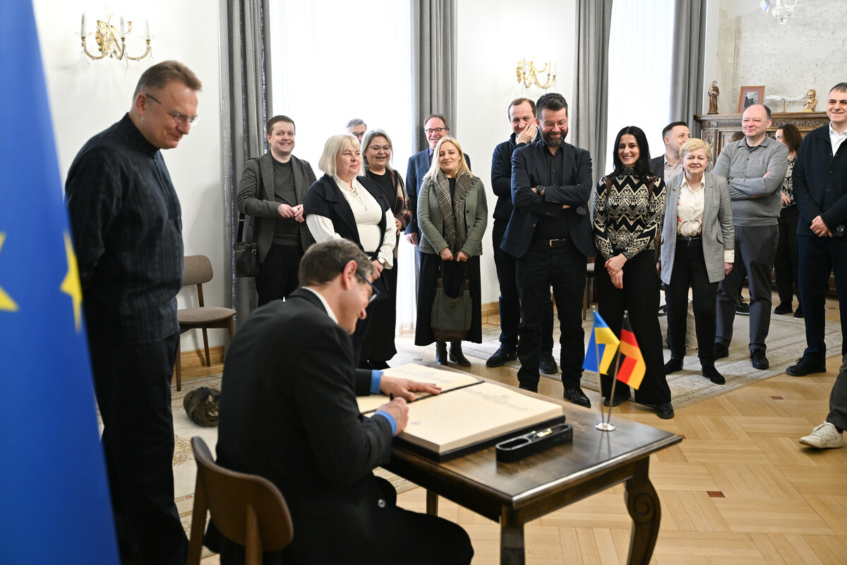 Фото 3: Мер Вюрцбурга відвідав Львівську міську раду