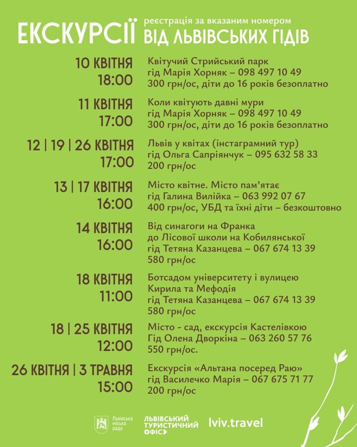 Фото 1: Весна у&nbsp;Львові: перелік подій, які не&nbsp;можна пропустити