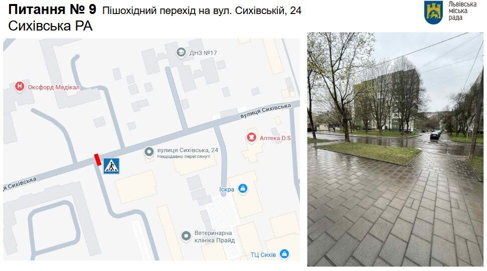 Фото 7: Облаштування пішохідних переходів та&nbsp;обмеження паркувань: чергові рішення міської комісії з&nbsp;безпеки дорожнього руху