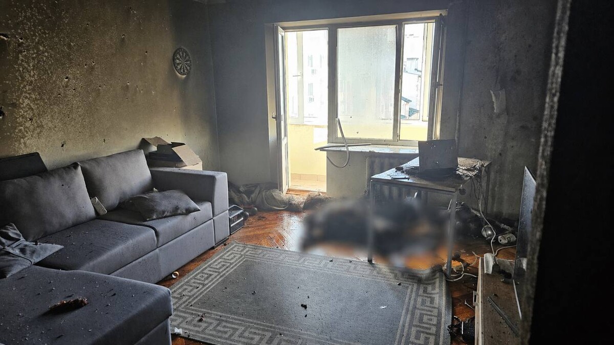 Фото 1: У&nbsp;будинку на&nbsp;вул.&nbsp;Юрія Липи, 39&nbsp;стався вибух: на&nbsp;місці виявлено чоловіка без ознак життя