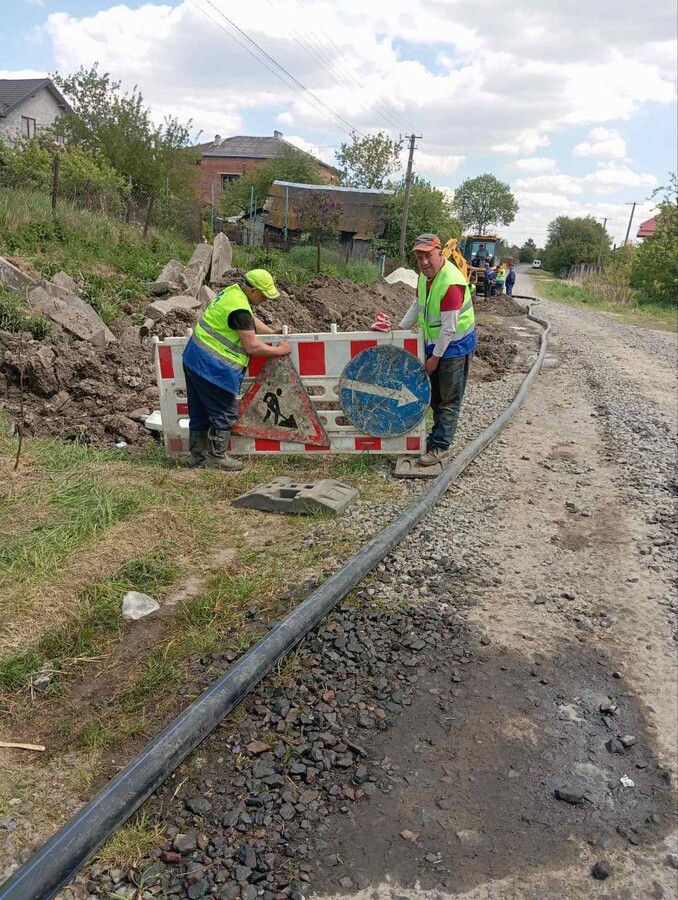 Фото 2: Львівводоканал розпочав роботи з&nbsp;прокладання нового водогону у&nbsp;Зашкові