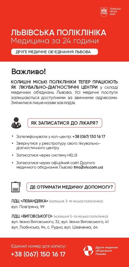 Фото 2: Львівські поліклініки вже місяць як&nbsp;лікувально-діагностичні центри: що&nbsp;змінилося (відео)