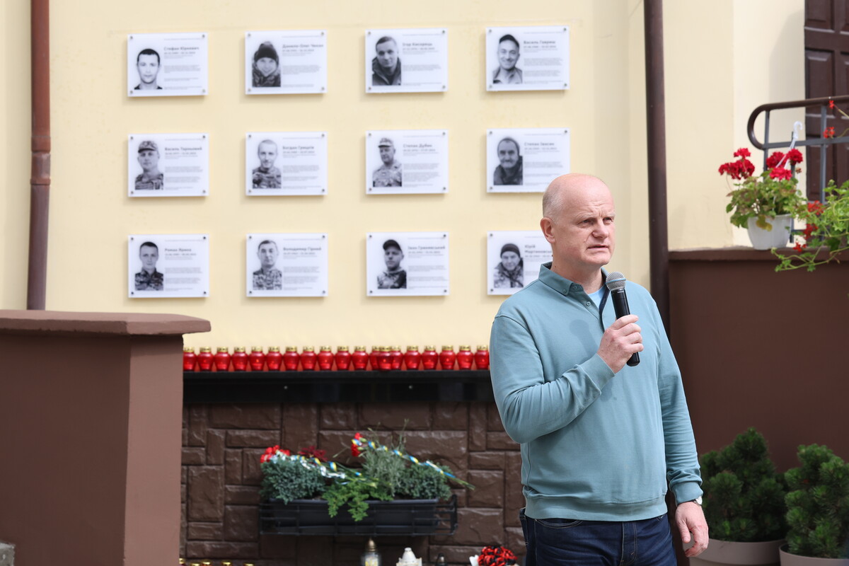 Фото 2: У&nbsp;Львові відкрили 12&nbsp;меморіальних таблиць працівникам Львівводоканалу, які загинули, захищаючи Україну (фото/відео)