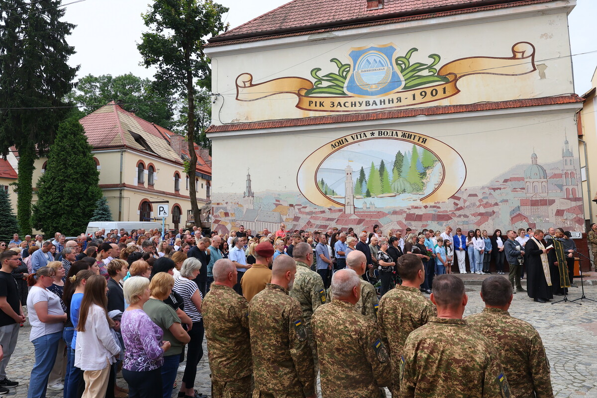 Фото 3: У Львові відкрили 12 меморіальних таблиць працівникам Львівводоканалу, які загинули, захищаючи Україну (фото)