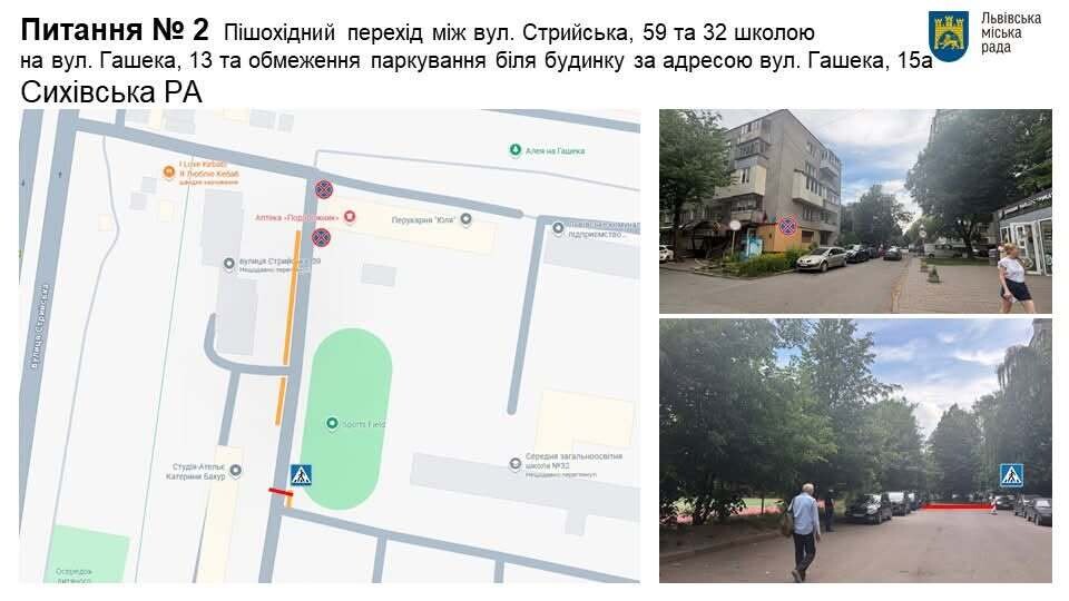 Фото 1: Нові &laquo;зебри&raquo;, впорядкування паркування та&nbsp;менше вантажівок біля житлових будинків: рішення міської комісії з&nbsp;безпеки дорожнього руху