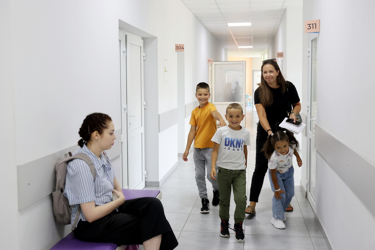 Фото 1: Щоб не боятися огляду в лікаря: у Другому медоб’єднанні Львова облаштували дитячі простори спільно з патронажною службою ЮНІСЕФ (фото/відео)