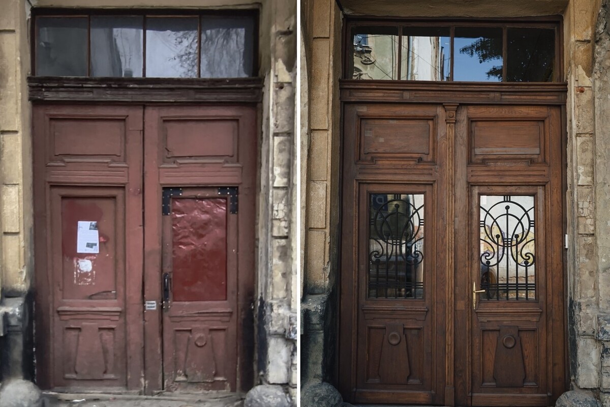 Фото 1: На вул. Турецькій у Львові відреставрували історичну браму