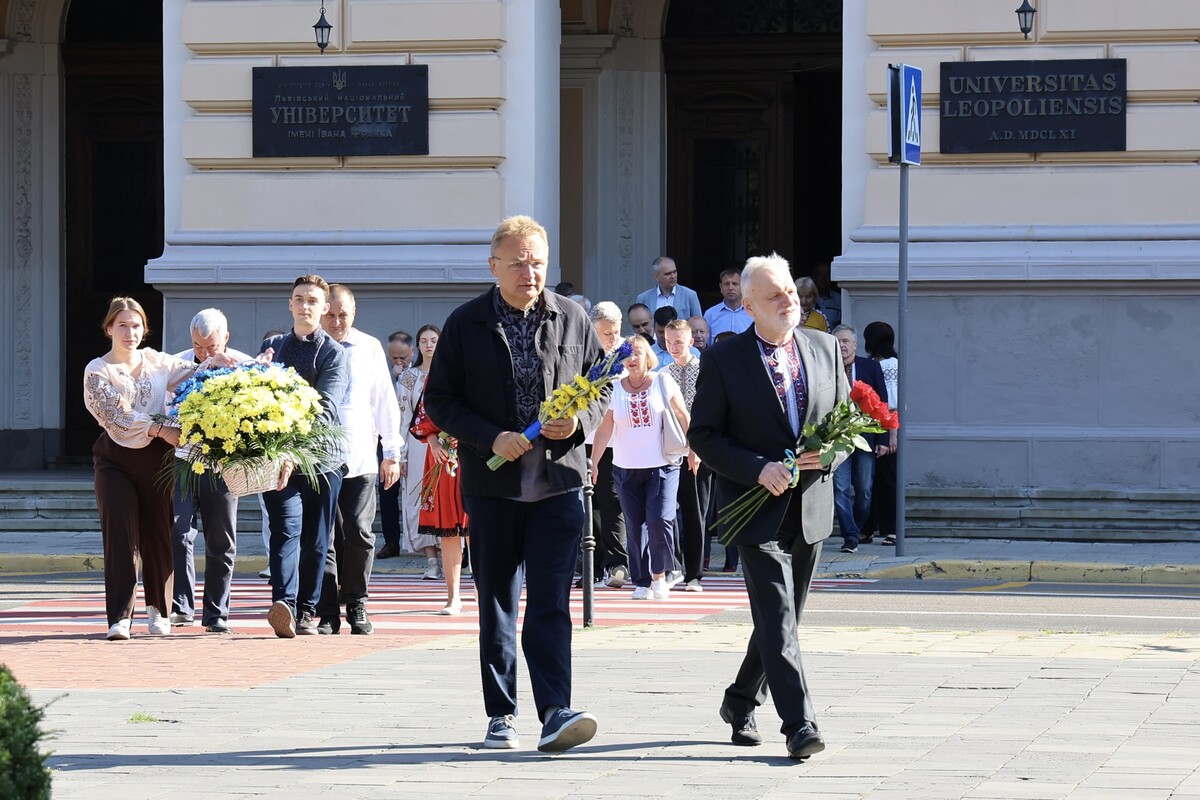 Фото 1: 170&nbsp;років від дня народження: у&nbsp;Львові вшанували Івана Франка