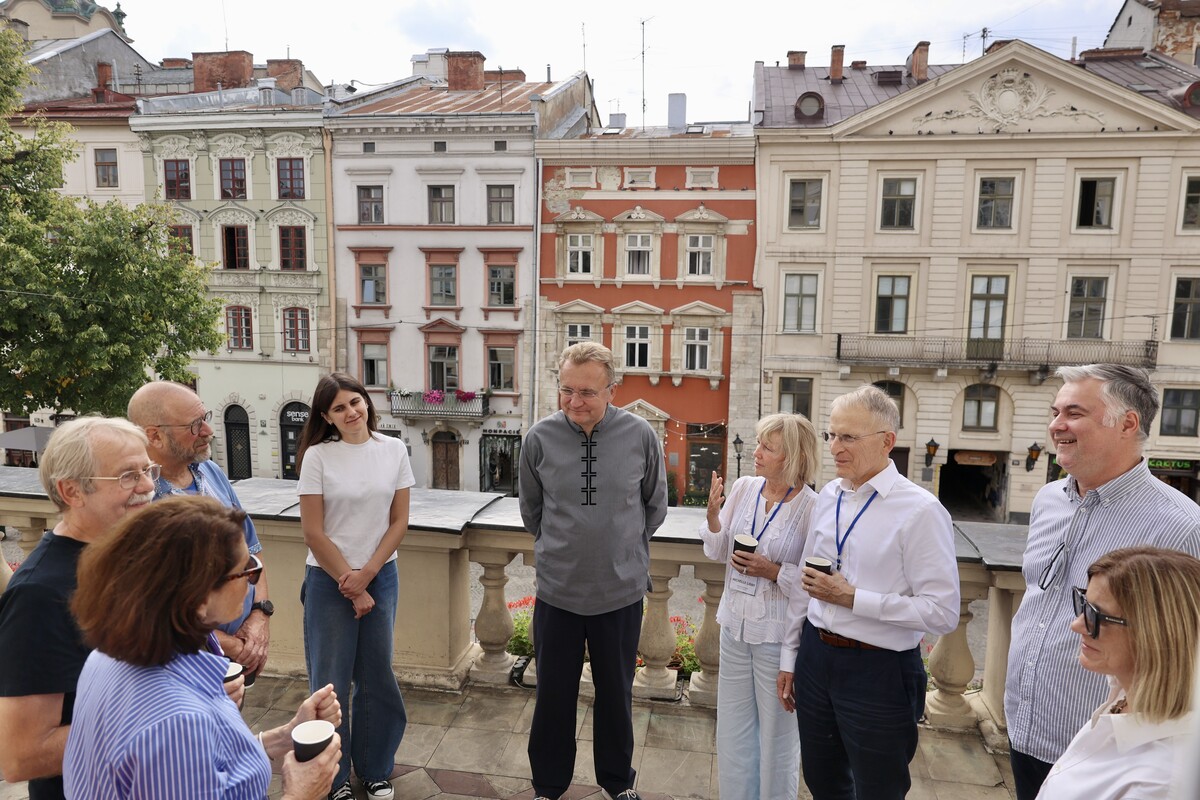 Фото 1: Андрій Садовий зустрівся з&nbsp;американськими благодійниками Українського католицького університету