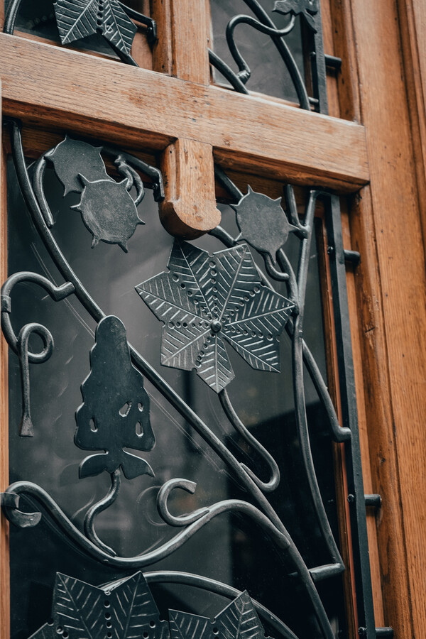 Фото 4: У&nbsp;Львові відреставрували сецесійну браму з&nbsp;каштановим орнаментом