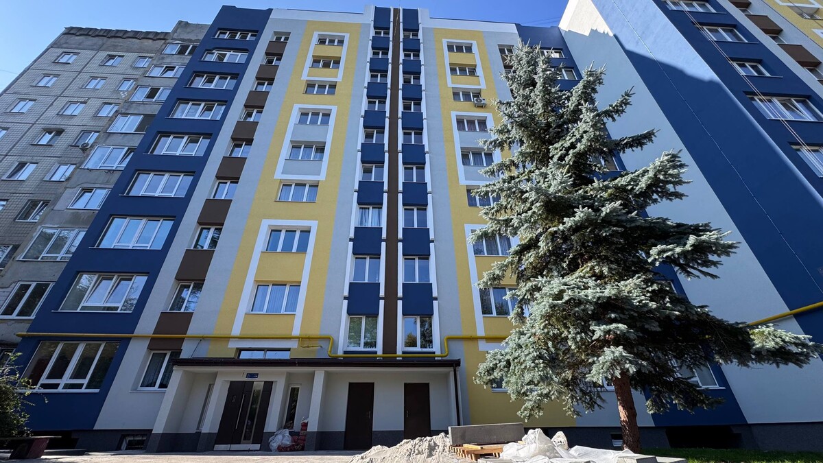 Фото 2: Від відновлення після ракетного удару до енергомодернізації: у Львові комплексно оновлюють будинок на вул. Г. Хоткевича