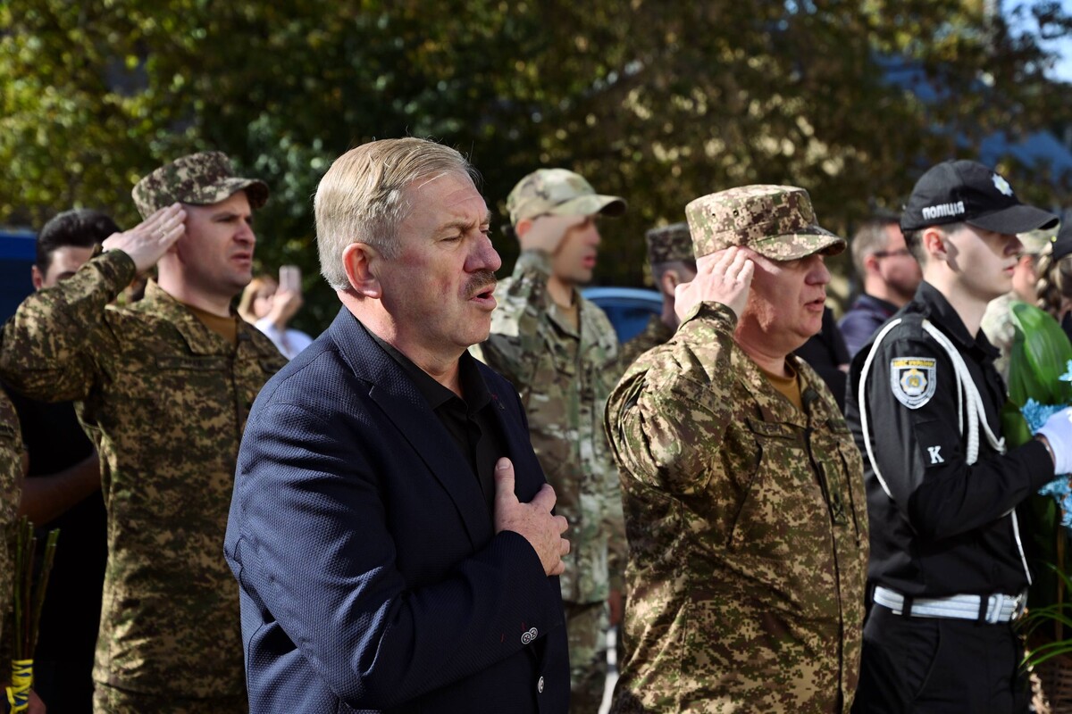 Фото 3: У Винниках відкрили пам’ятну таблицю Герою України Владиславу Аллерову та вулицю, названу на його честь
