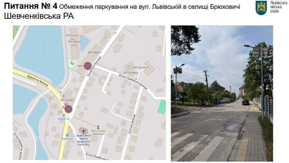 Фото 6: У&nbsp;Львові та&nbsp;Брюховичах впорядкують паркування і рух на&nbsp;шести локаціях: рішення комісії з&nbsp;безпеки дорожнього руху